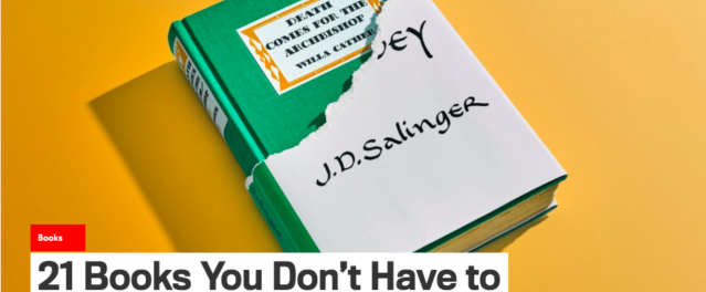 Why GQ Is Wrong. The Bible is a Must-Read.