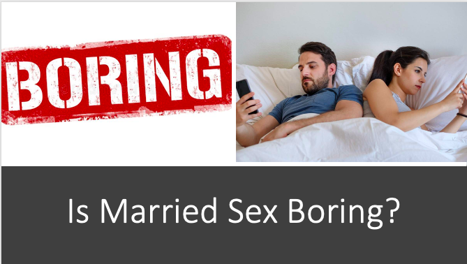 Is Married Sex Boring Not If You Ask Church Ladies Sean Mcdowell